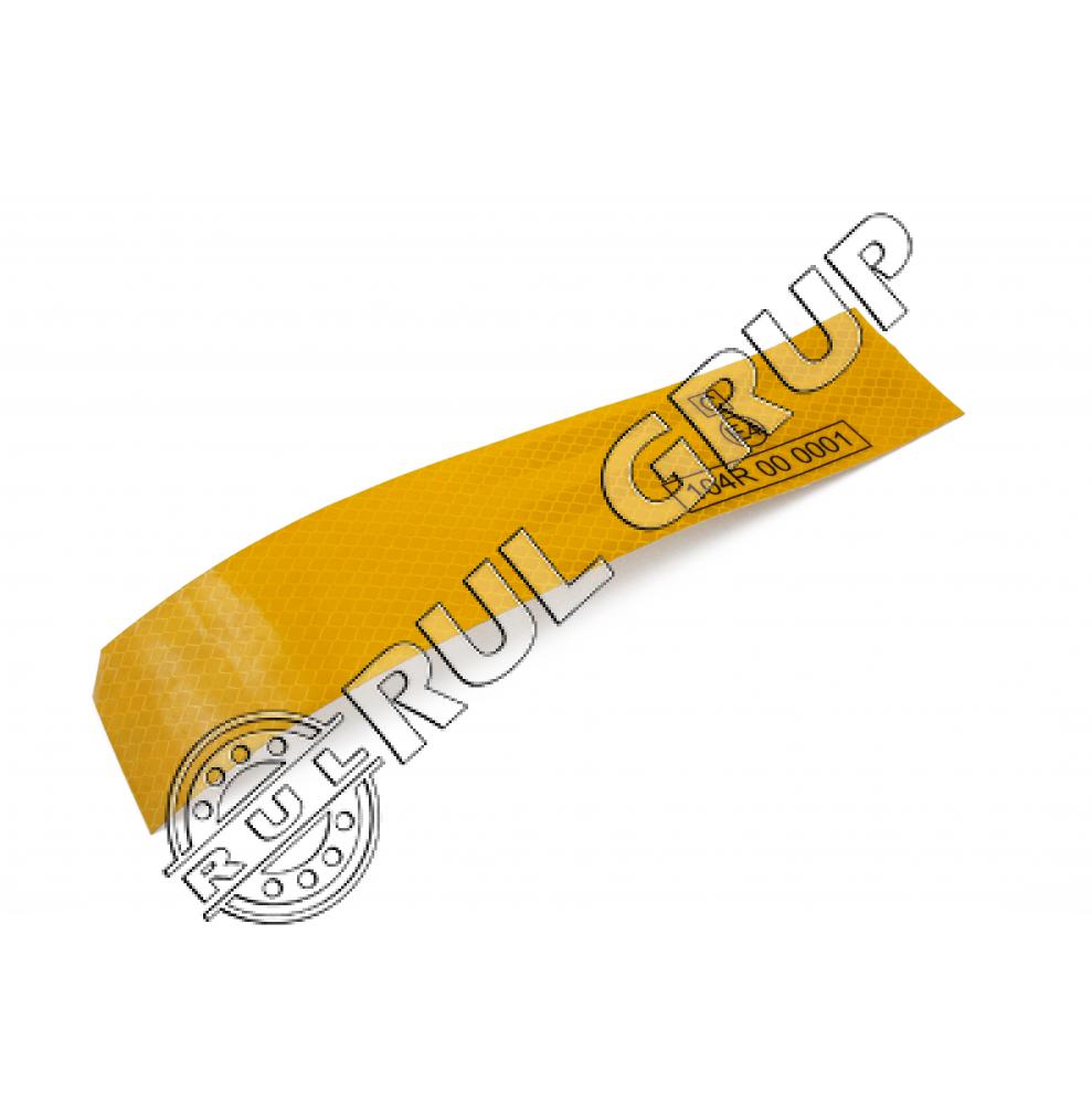 BANDA REFLECTORIZANTA GALBENA /METRU BRECKNER